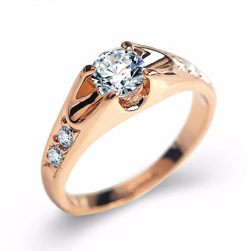 USTAR Crystals wedding Rings