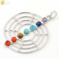 Chakras Reiki Stones Pendants