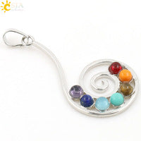 Chakras Reiki Stones Pendants