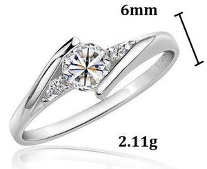 Crystal Wedding Rings