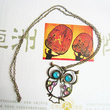 Vintage Owl Carved Chain