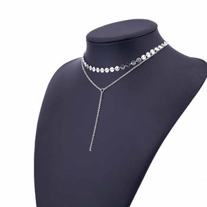 TOMTOSH sequins necklace