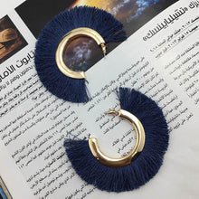 MANILAI Fringe Geometric Earrings