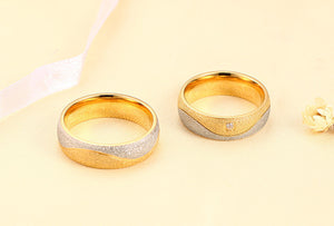 Vnox couple engagement ring