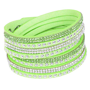 Crystal Wrapped Bracelets